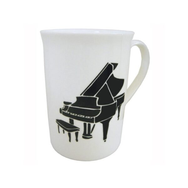 Taza porcelana piano de cola