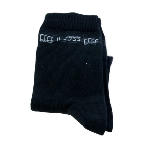 Calcetines negros pentagrama (talla 39-42)