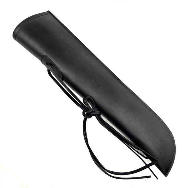 Carcaj (bass quiver) en piel para arco de contrabajo Black Negro