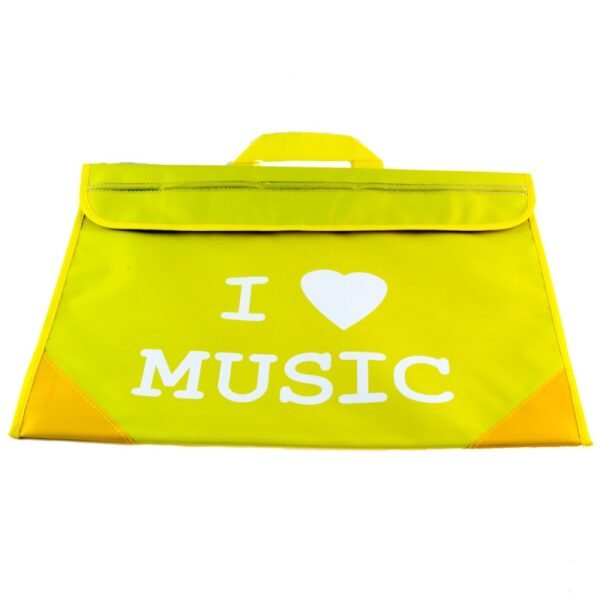 Cartera amarilla ""I love music""