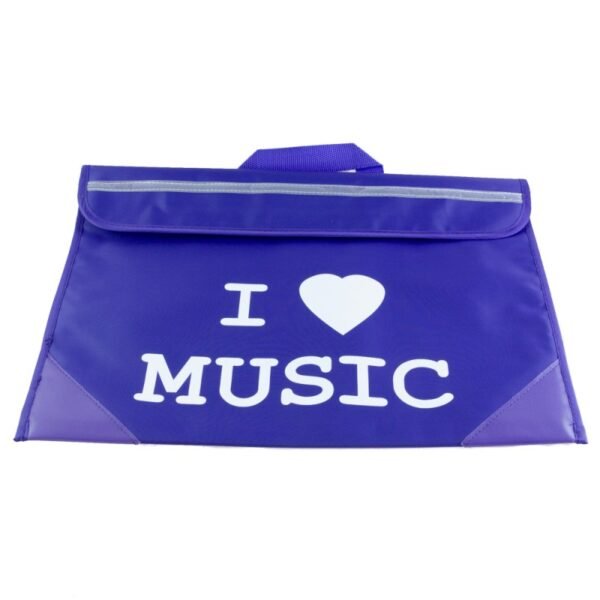Cartera lila ""I love music""