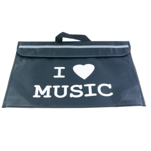 Cartera negra ""I love music""
