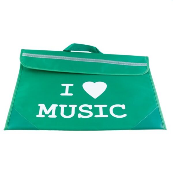 Cartera verde ""I love music""