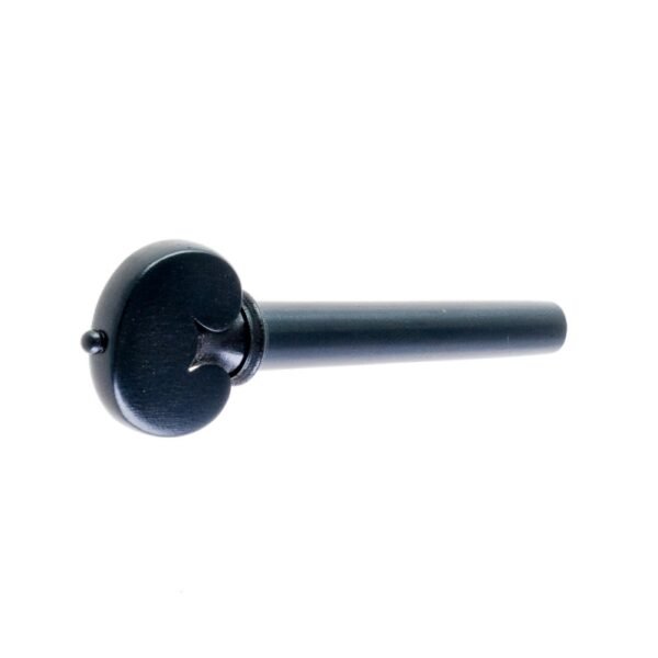 Clavija para violín de ébano modelo corazón pin y collar negro 4/4 4/4