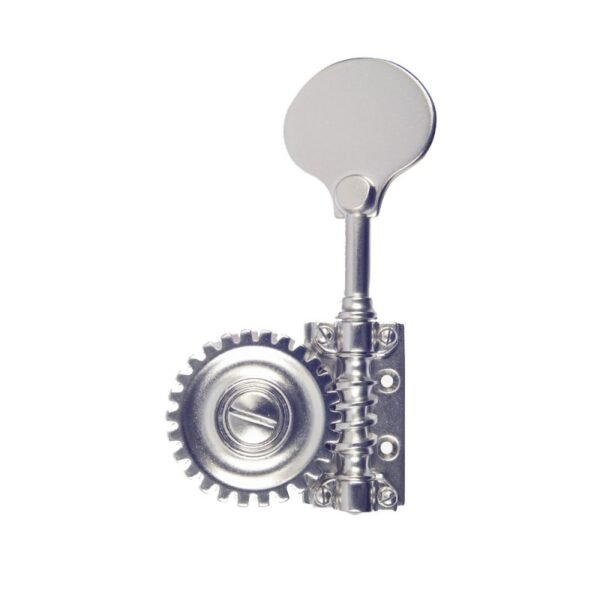 Clavijero para contrabajo Rubner con 4 piezas  individuales 140-121a de níquel mate