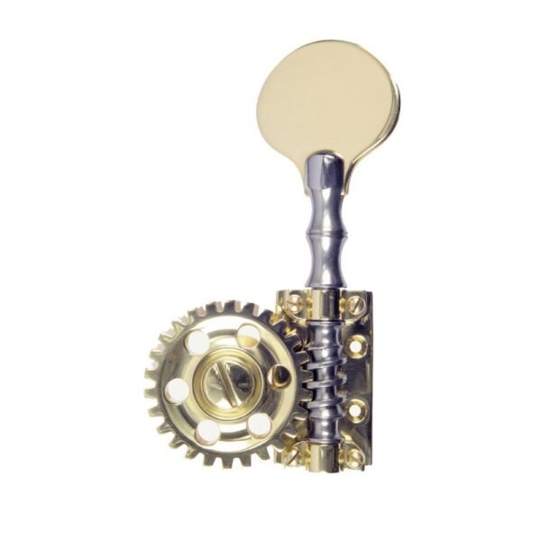 Clavijero para contrabajo Rubner con 4 piezas individuales 140-123-6-L dorado/plateado