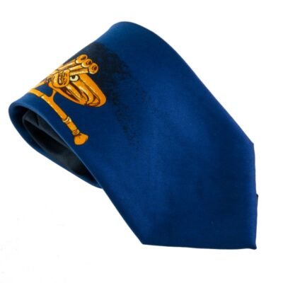 Corbata trompeta Blue Azul