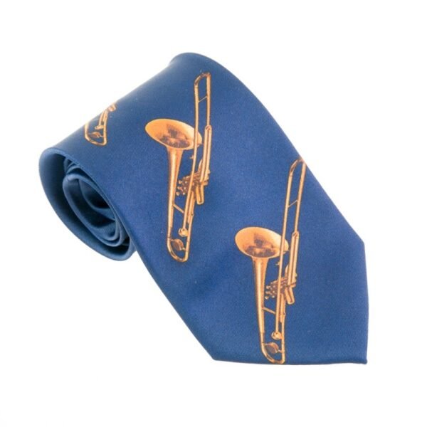 Corbata trombón Blue Azul
