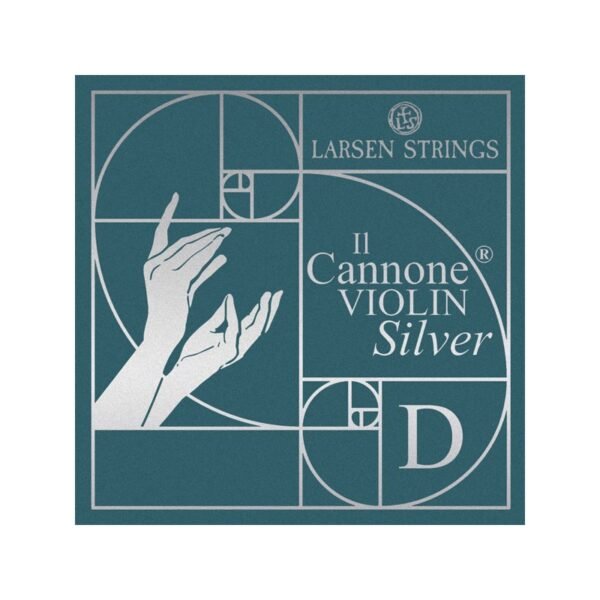 Cuerda violín Larsen Il Cannone Silver 3ª Re plata 4/4 Medium 4/4
