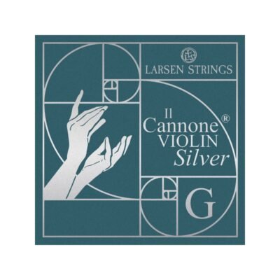 Cuerda violín Larsen Il Cannone Silver 4ª Sol plata 4/4 Medium 4/4