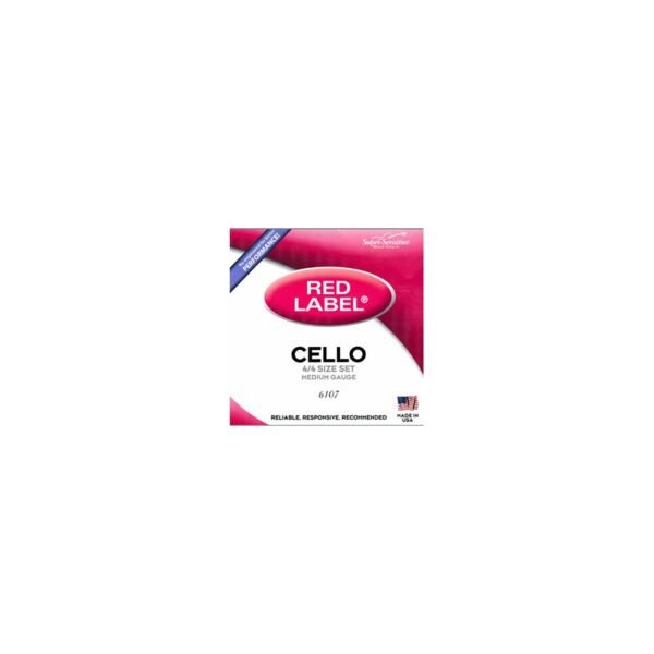 Cuerda cello Super-Sensitive Red Label 3ª Sol Medium 4/4