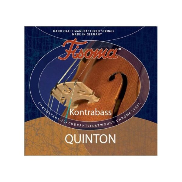 Cuerda contrabajo Lenzner Fisoma Quinton F1302 2ª Re, Steel, flat Medium 3/4