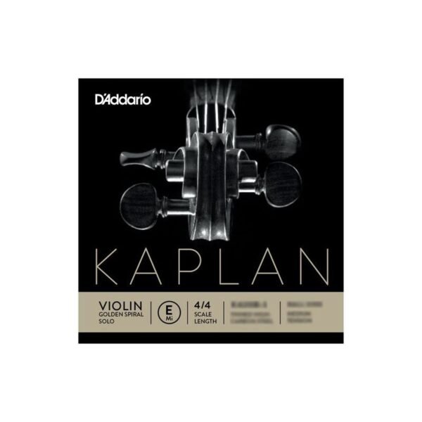 Cuerda violín D'Addario Kaplan K311GB 1ª Mi Lazo Medium 4/4