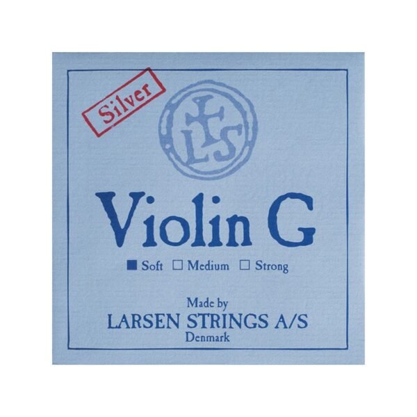 Cuerda violín Larsen 4ª Sol plata Soft 4/4