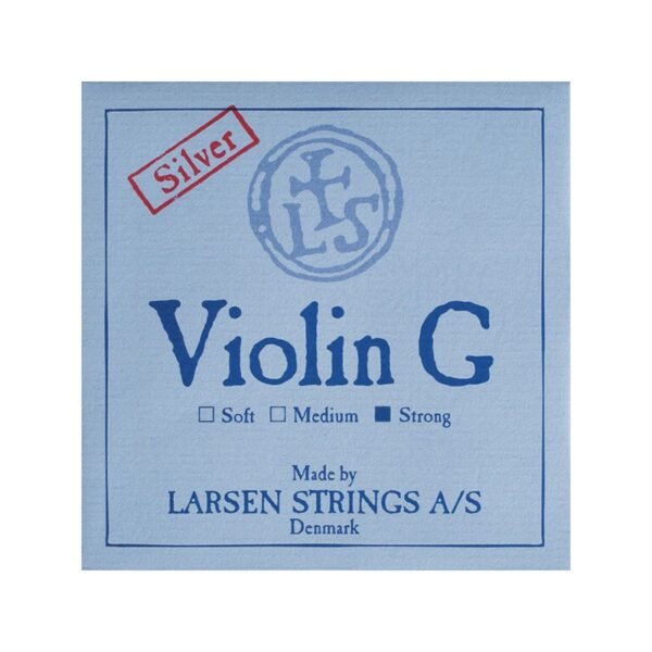 Cuerda violín Larsen 4ª Sol plata Strong 4/4