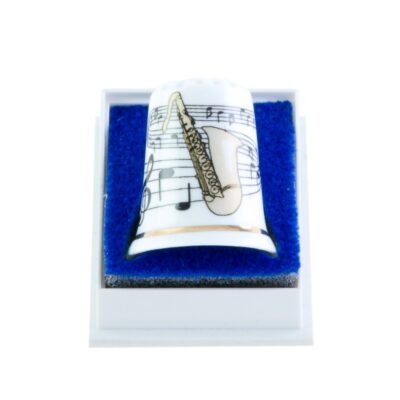 Dedal porcelana saxo