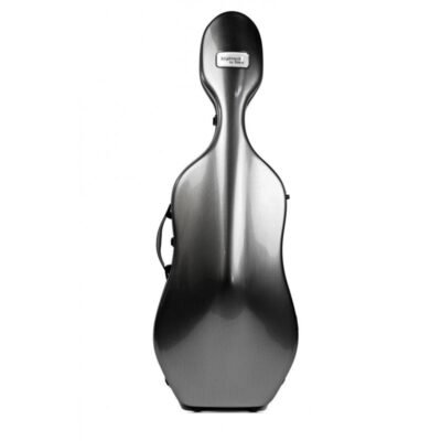 Estuche de cello Bam Hightech Compact 1004XL 4/4 Silver carbon
