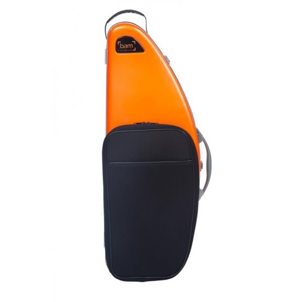 Estuche de saxo tenor Bam La Défense Hightech con bolsa DEF4102XLP Orange Naranja