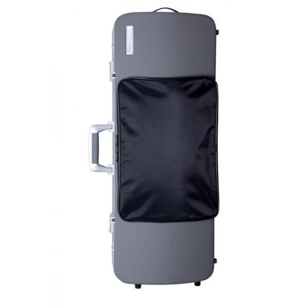 Estuche de viola Bam Panther Hightech rectangular con bolsa PANT2202XL Gray Gris