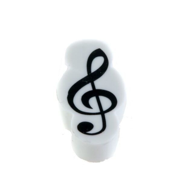 Goma clave de sol forma x 10 unidades