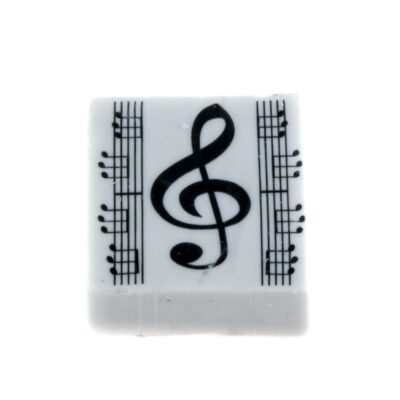 Goma clave de sol x 10 unidades