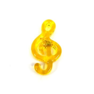 Imán amarillo clave de sol