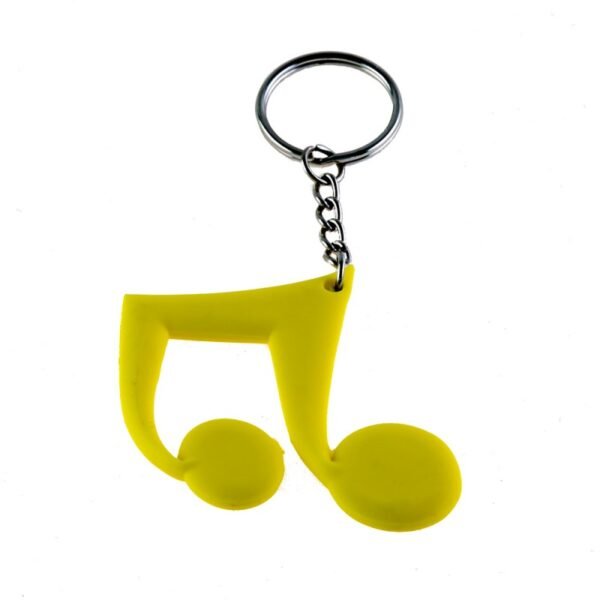 Llavero de goma pareja de corcheas Blue Azul