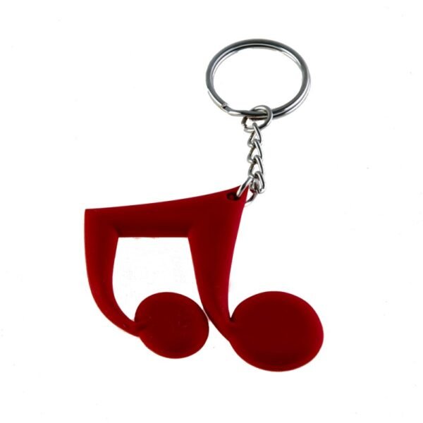 Llavero de goma pareja de corcheas Blue Azul