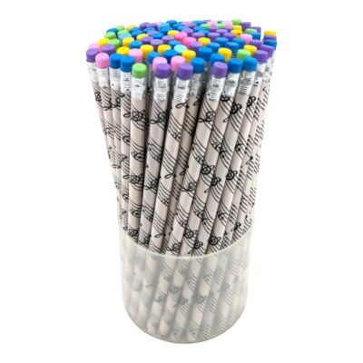 Lapiz blanco partitura 100 unitades White Blanco