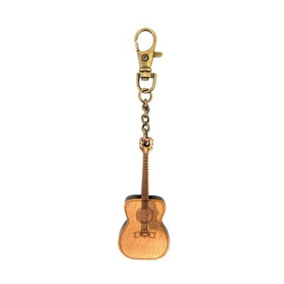 LLavero de madera Guitarra acústica