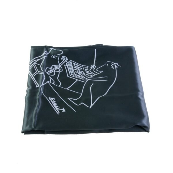 Pañuelo para cubrir violín con dibujo director y violinista