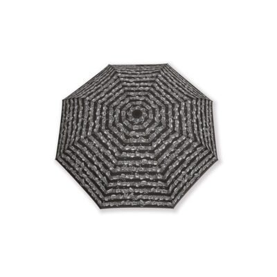 Paraguas plegable negro pentagrama