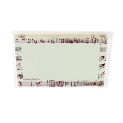 Post-it partitura Mozart