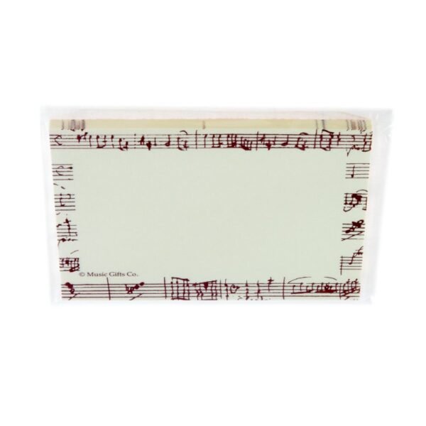 Post-it partitura Mozart