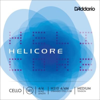 Set de cuerdas cello D`Addario Helicore H510 Set de cuerdas cello D'Addario Helicore H510 Medium 4/4