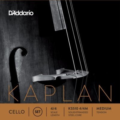 Set de cuerdas cello D`Addario Kaplan Solutions KS510 Medium Set de cuerdas cello D'Addario Kaplan Solutions KS510 Medium 4/4