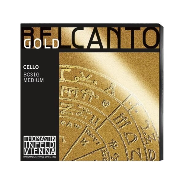 Set de cuerdas cello Thomastik Belcanto Gold BC31G Medium 4/4