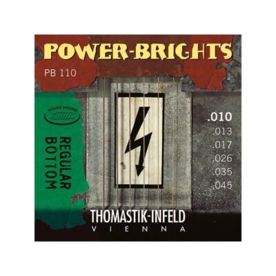 Set de cuerdas guitarra eléctrica Thomastik Power-brights PB111 medium