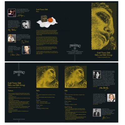 Tríptico Pirastro Evah Pirazzi Gold violín/viola