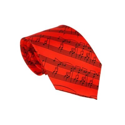 Corbata partitura Orange Naranja