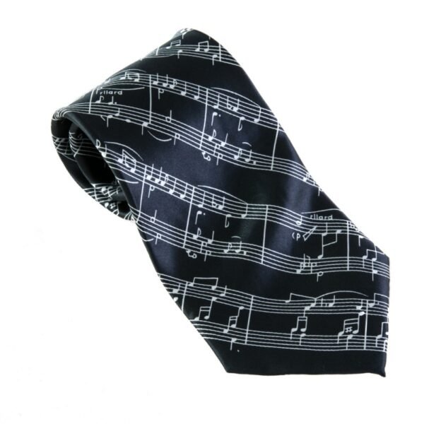 Corbata partitura Black Negro