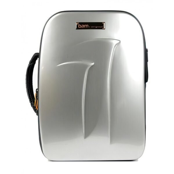 Estuche clarinete doble Si b./La Bam Nuevo trekking TREK3028S Brushed aluminum Aluminio cepillado