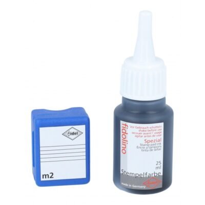 M-2 Fidolino para estampar pentagrama simple + tinta