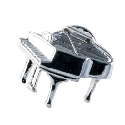 Pin piano de cola plateado 3D