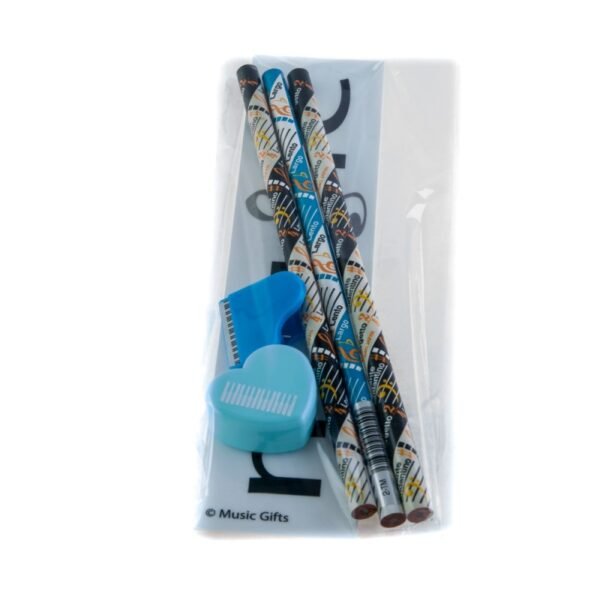 Set punto libro, 3 lápices, goma y pinza GG10MU