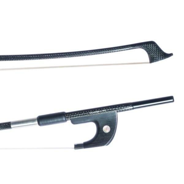 Arco contrabajo Glasser F5005BCFSR 4/4-3/4 vara redonda, plata, alemán 4/4