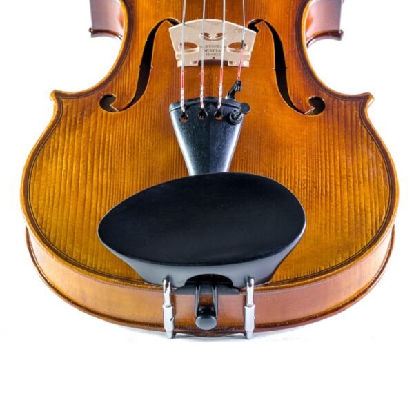 Barbada central para violín Flesh-Flat ébano 4/4