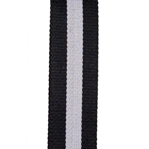 Correa neopreno y mosquetón Bam Fashion para estuches Hightech 9002 White/black Blanco/Negro