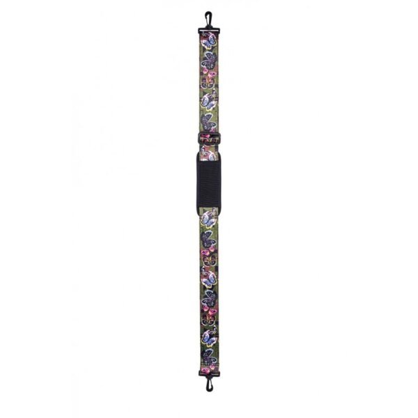 Correa de nylon Bam Fashion para estuche de violín/viola 9008 Butterflies Mariposas
