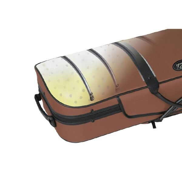 Estuche viola Pedi NiteFlash rectangular 16,5'' Brown Marrón